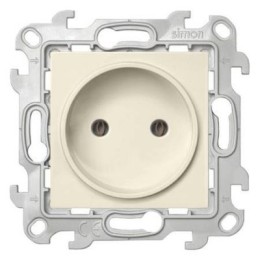 2450442-031 Розетка 2К без защ штор, сл кость Simon 24