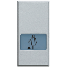 HC4921MR Axolute Клавиша Уберит комн 1м алюм Bticino