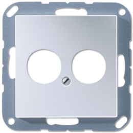 A562-2AL Крышка для 2-х гнезд, кр.ал. Jung A серия