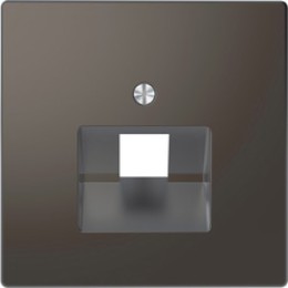 MTN4521-6034 D-life центральная накладка для розетки 1-ной RJ45, антрацит Merten