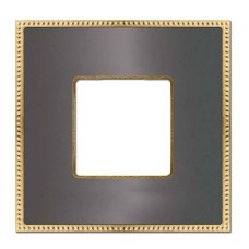 FD01431GROB Рамка Belle Epoque Metal Графит / Золото 1-постовая Fede FD01431GROB Рамка Belle Epoque Metal Графит / Золото 1-постовая Fede