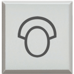 H4920BLQ Axolute Сменные клавиши с символами для кнопок с подсветкой HD-4038LA/Медсестра Bticino