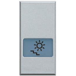 HC4921LB Axolute Клавиши с подсвечиваемыми символами для выключатель в дизайне AXIAL - 1 модуль, подсветка лестницы Bticino