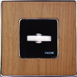 FD01311OCB Рамка Vintage Wood Хром 1-постовая Fede