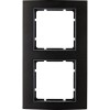 10123005 Рамка B.3 Черный / антрацитовый 2-постовая вертикальная Berker