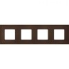 FD01604MK Рамка New Marco Мокко 4-постовая Fede