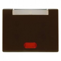 14150201 Клавиша в комплекте с 5 линзами и полем для надписи цвет: коричневый, с блеском Arsys Berker
