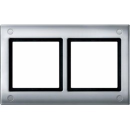 MTN401260 Рамка Aquadesign Алюминий 2-постовая Merten