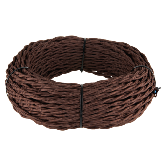 W6452614 Ретро кабель витой  2х2,5 (коричневый) Favorit Runda Werkel a050786
