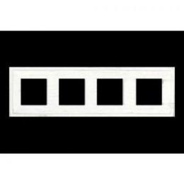 FD01244BD Рамка Provence White Decape 4-постовая Fede