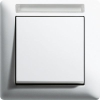 109127 Рамка с полем для надписи Standard 55 Белый матовый с полем для надписи 1-постовая Gira