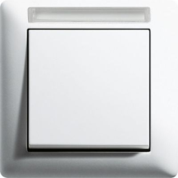 109127 Рамка с полем для надписи Standard 55 Белый матовый с полем для надписи 1-постовая Gira