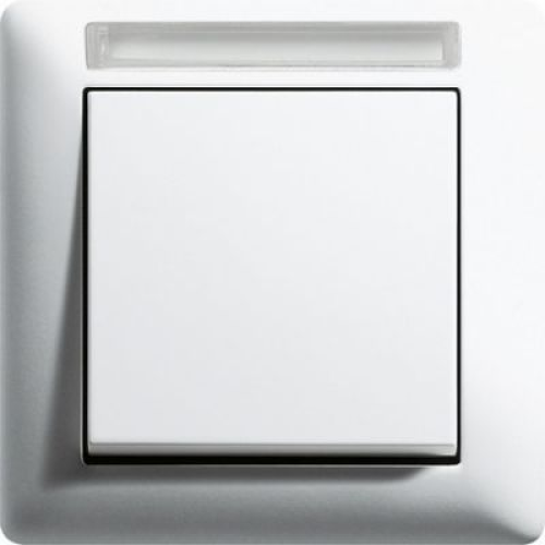 109127 Рамка с полем для надписи Standard 55 Белый матовый с полем для надписи 1-постовая Gira