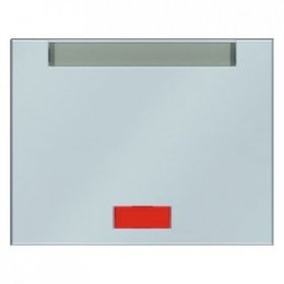 14157104 Клавиша в комплекте с 5 линзами и полем для надписи цвет: нержавеющая сталь K.5 Berker