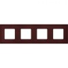 FD01604RW Рамка New Marco Red Wine 4-постовая Fede