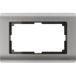 W0081602 Рамка для двойной розетки (глянцевый никель) Metallic Werkel a051003 a051003