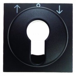 15061606 Центральная панель для жалюзийного замочного выключателя/кнопки цвет: антрацит, матовый B.1/B.3/B.7 Glas Berker