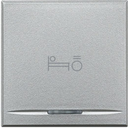 HC4915M2BL Axolute Клавиша свет кроват 2м алюм Bticino