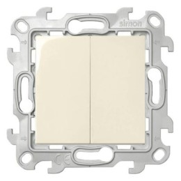 2450398-031 Двухклавишный выключатель, сл кость Simon 24