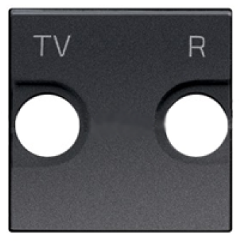 N2250.8 AN Накладка для TV-R розетки, 2-модульная, серия Zenit, цвет антрацит, ABB