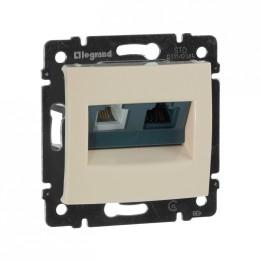 774180 Valena Розетка комп.(RJ45) 1-ая 6 кат UTP + ТЛФ 1-ая (RJ11) Legrand
