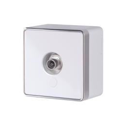 WL15-21-01 ТВ-розетка оконечная  Gallant (белая) Gallant Werkel a036768