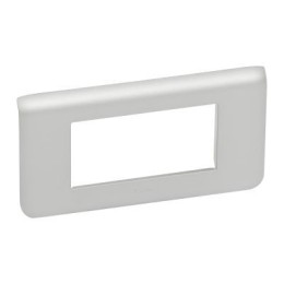 079314 Рамка Mosaic Алюминий 4-модульная Legrand