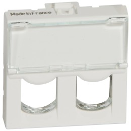 078603 Mosaic Лицевая панель SystimАХ двойная Legrand