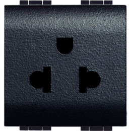 L4126 Силовая розетка 2К+З, 16А, универсального стандарта Bticino