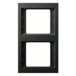 13237006 Рамка K.1 Антрацит матовый 2-постовая вертикальная Berker