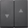 MTN435514 Клавиша x2 для жалюзи, антрацит Merten