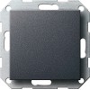 026828 Заглушка с опорной платой Антрацит Gira