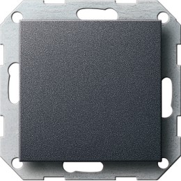 026828 Заглушка с опорной платой Антрацит Gira