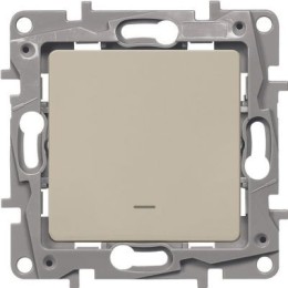 672303 Выключатель с подсветкой - Etika - 10 A - 250 В~ - слоновая кость Legrand