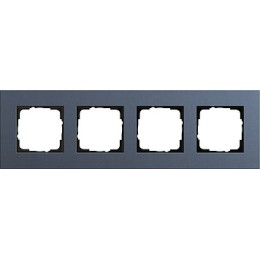 0214227 Рамка Esprit Linoleum-Multiplex Синий 4-постовая Gira
