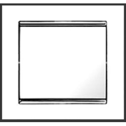 10113022 Рамка B.3 Красный / Полярная белизна 1-постовая Berker