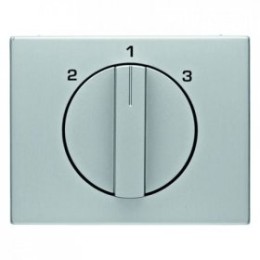 10887103 Центральная панель с вращающейся ручкой для 3-уровневого выключателя цвет: алюминий, K.5 Berker
