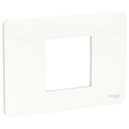 NU210218 Рамка Unica Modular Белый 2-модульная-постовая Schneider Electric