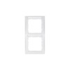 10129919 Рамка с полем для надписей S.1 Полярная белизна матовый 2-постовая вертикальная Berker