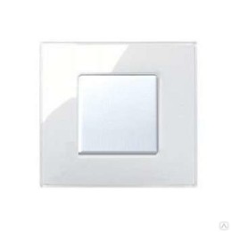 27771-30 Рамка декоративная, 1 пост, (+суппорт), Simon 27 Neos, Глянец, белый