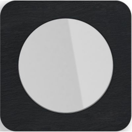 10112389 Рамка R.1 Сланец, белый 1-постовая Berker