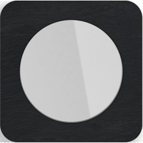 10112389 Рамка R.1 Сланец, белый 1-постовая Berker