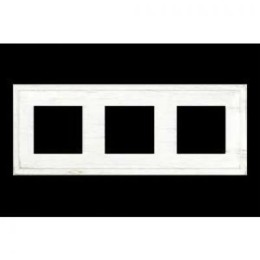 FD01243BD Рамка Provence White Decape 3-постовая Fede