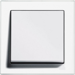 071122 Рамка с полем для надписи E2 Белый глянец 1-постовая Gira