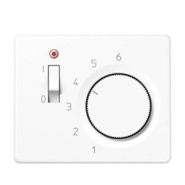 SLTR231PLWW SL 500 Белый Накладка термостата комнатного с выключателем(мех TR231U,TR241U)  Jung