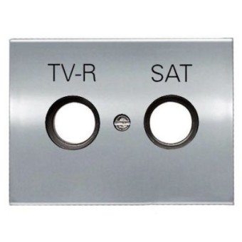 8450.1 TT Накладка для TV-R-SAT розетки, серия OLAS, цвет титан, ABB