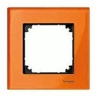 MTN404102 Рамка M-Elegance Оранжевый кальцит 1-постовая Merten