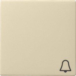 028601 Клавиша с символом "звонок" Кремовый Gira