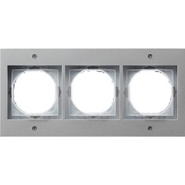 021365 Рамка TX44 Алюминий 3-постовая Gira