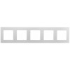 2400650-033 Рамка на 5 постов, алюминий Simon 24